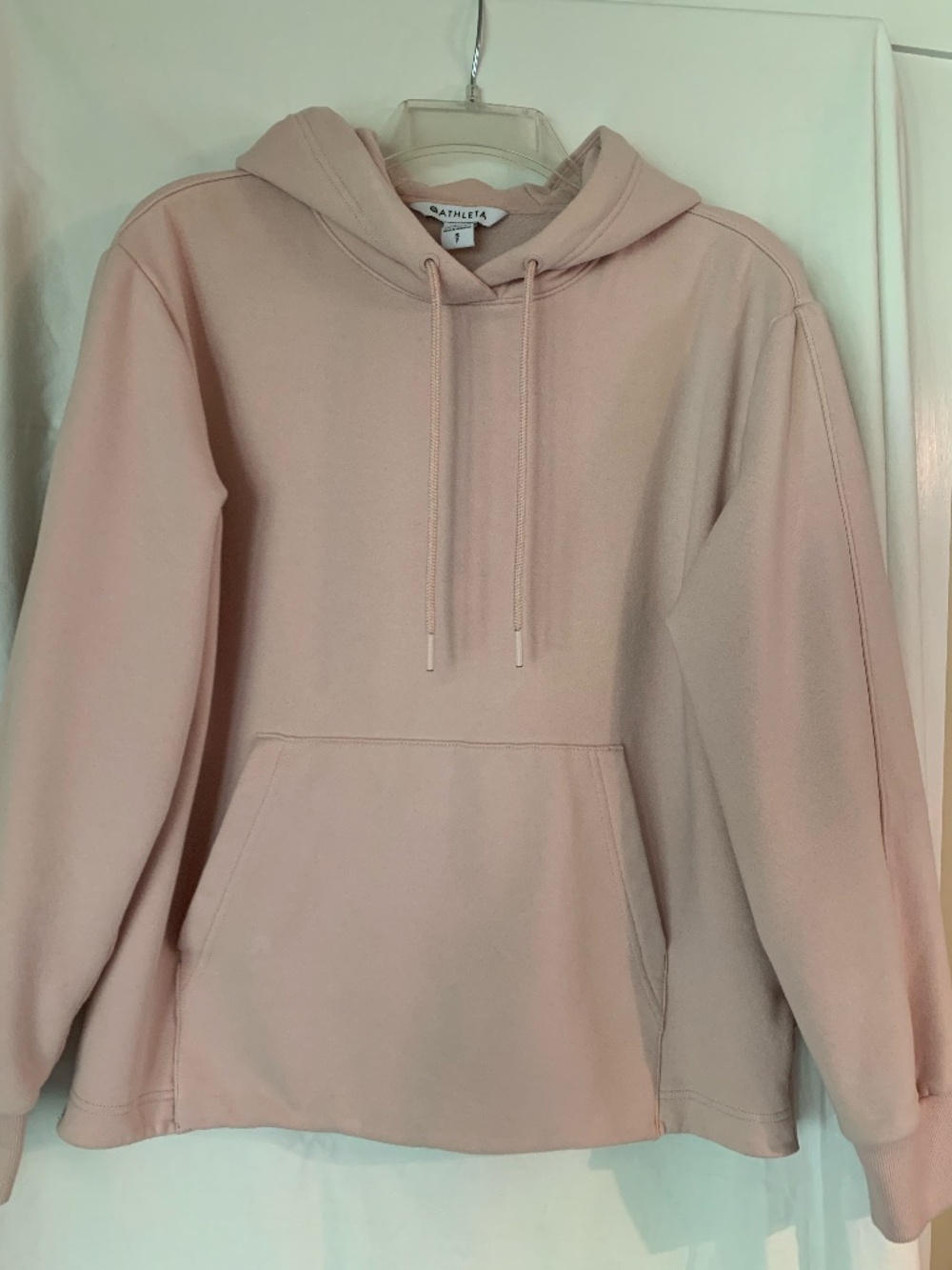 Athleta light pink 'Retroplush II Hoodie'
